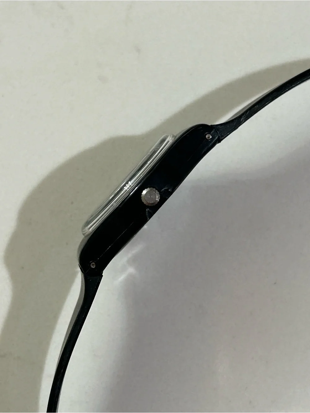 Vintage Swatch Black Magic Watch - For Parts/Repair with Black Swatch Guard